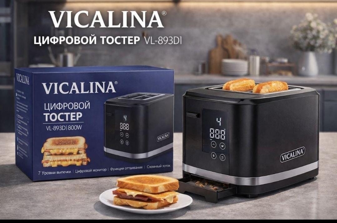 Тостер викалина vl-893d